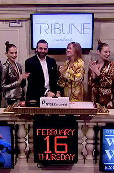 New York Stock Exchange Closing Bell, February 16, 2012